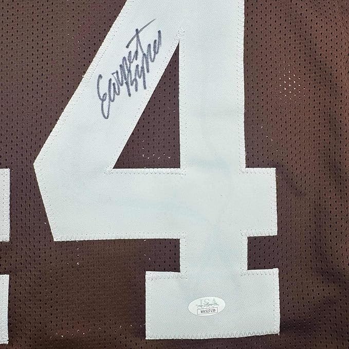 Framed Autographed/Signed Earnest Byner 35x39 Cleveland Brown Football Jersey JSA COA - Image 2