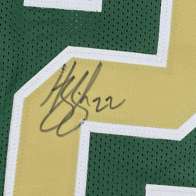 Framed Autographed/Signed JaDarian Price 35x39 Notre Dame Green College Football Jersey JSA COA - Image 2