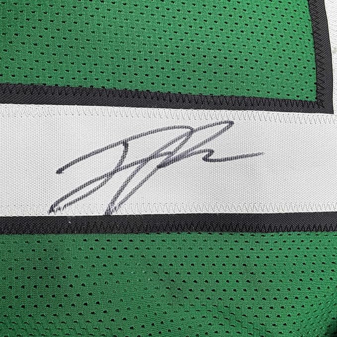 Framed Autographed/Signed Jaelan Phillips 35x39 Philadelphia Kelly Green Football Jersey PSA/DNA COA - Image 2