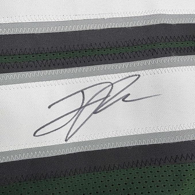 Framed Autographed/Signed Jaelan Phillips 35x39 Philadelphia Midnight Green Football Jersey PSA/DNA COA - Image 2
