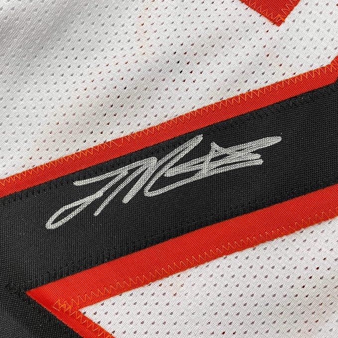 Framed Autographed/Signed Joe Mixon 35x39 Cincinnati White Football Jersey JSA COA - Image 2
