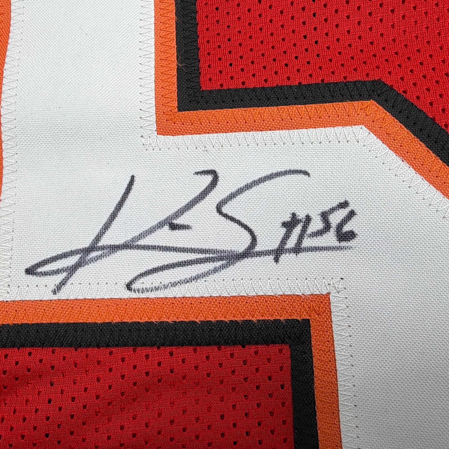 Framed Autographed/Signed Kwon Alexander 35x39 Tampa Bay Red Football Jersey JSA COA - Image 2