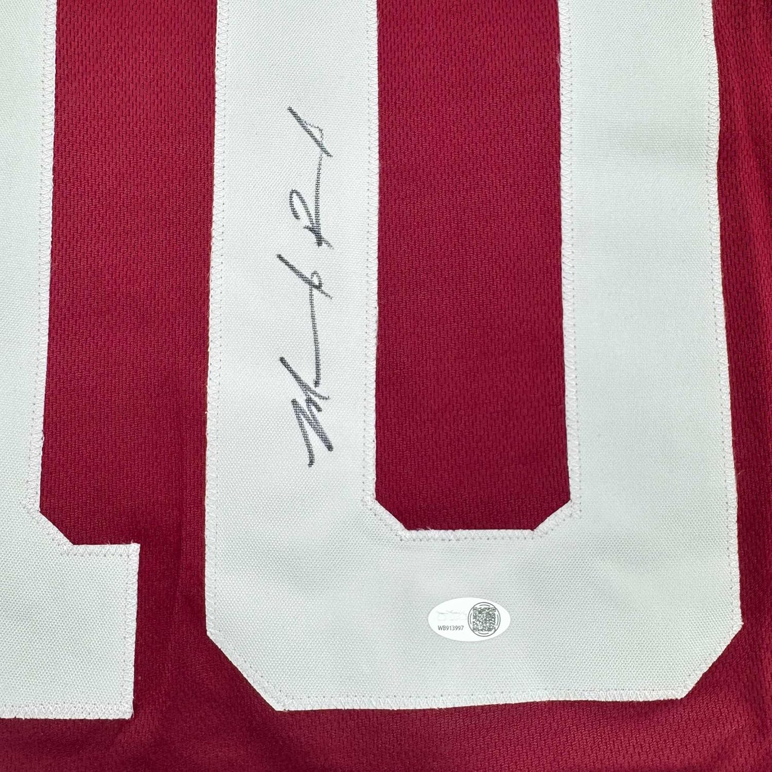 Framed Autographed/Signed Marcel Reed 35x39 Texas A&M Maroon College Football Jersey JSA COA - Image 2