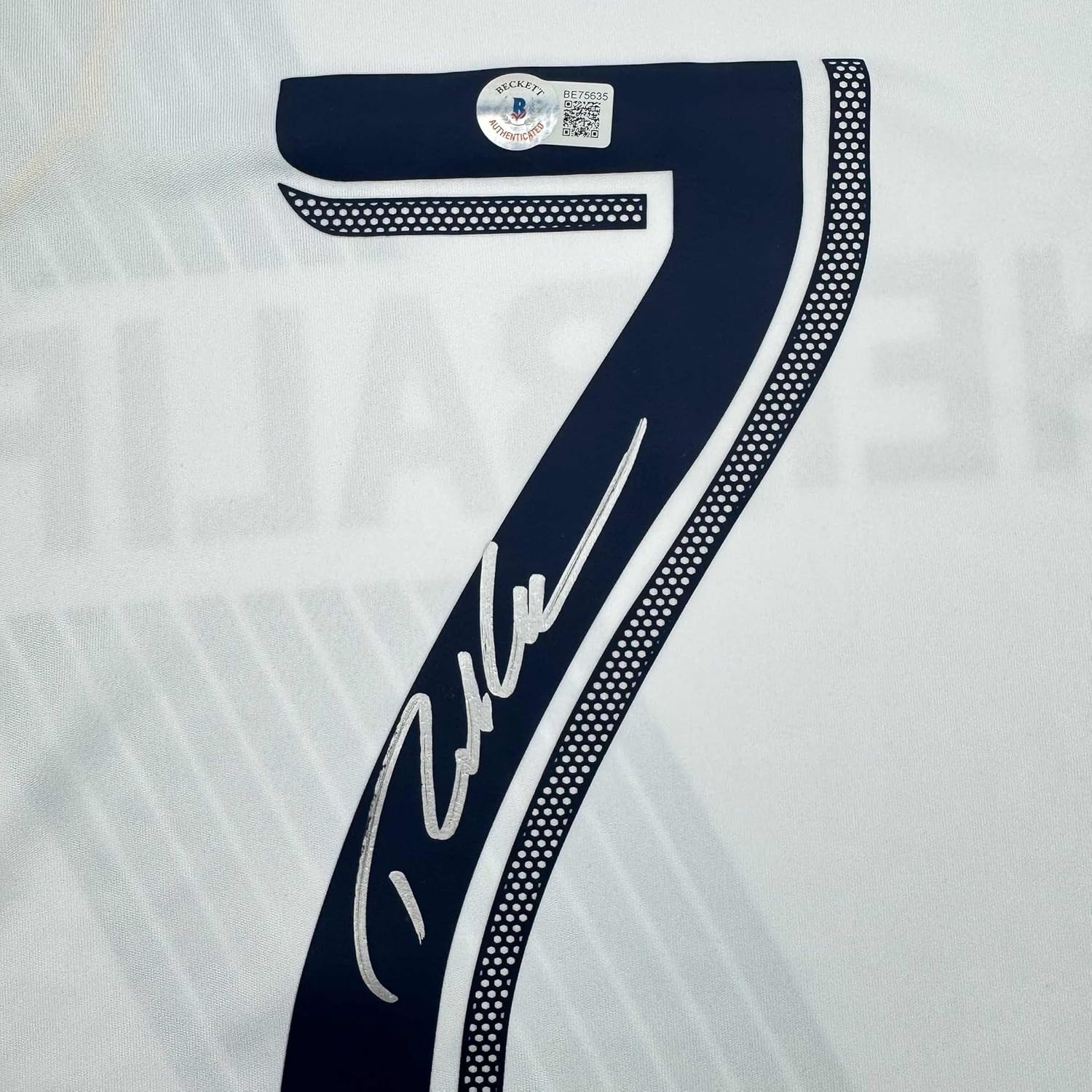 Framed Autographed/Signed Robbie Keane 35x39 LA Galaxy White Soccer Jersey Beckett BAS COA - Image 2