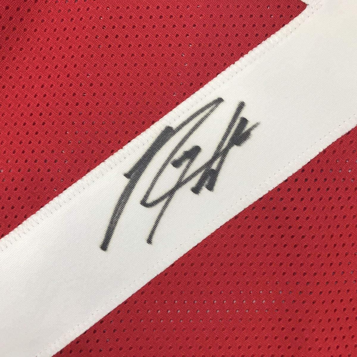 Framed Autographed/Signed Rodney Hampton 35x39 Georgia Red Stat College Football Jersey PSA/DNA COA - Image 2