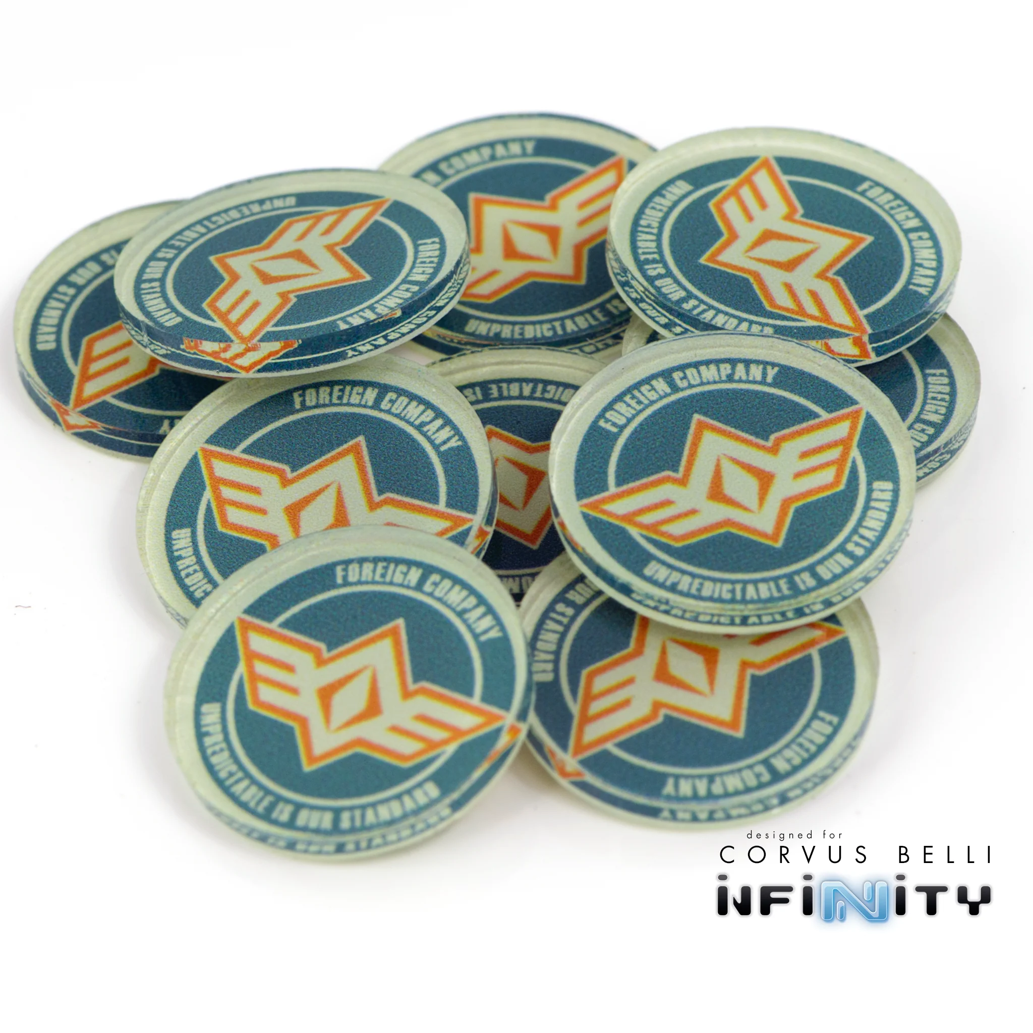Full Color Infinity Faction Markers, 25mm (Bag of 10) - Image 10