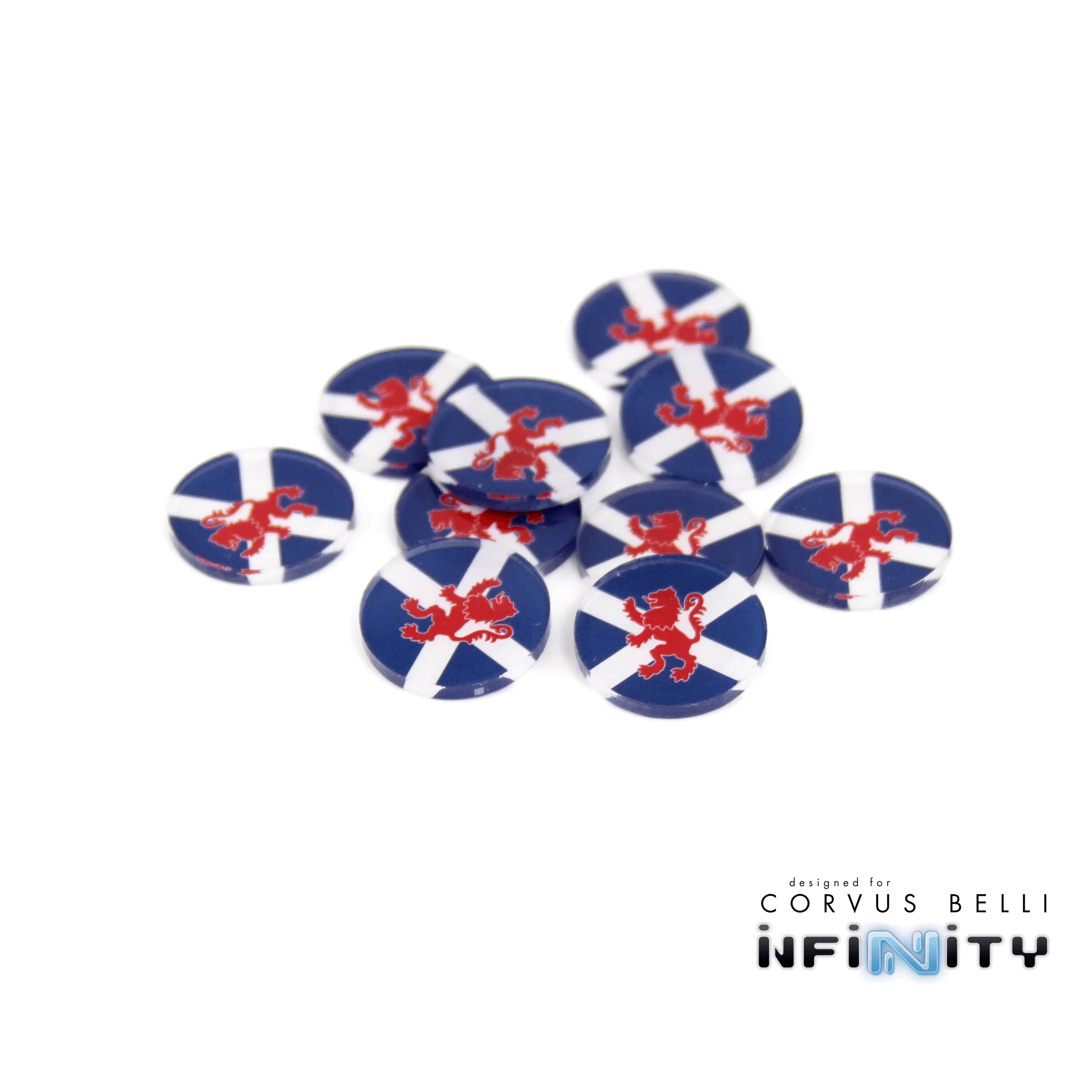 Full Color Infinity Faction Markers, 25mm (Bag of 10) - Image 5