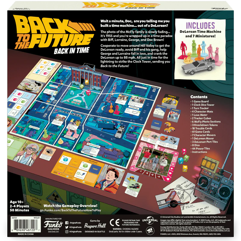FunkoVerse: Back to the Future - Back in Time Board Game - Image 3