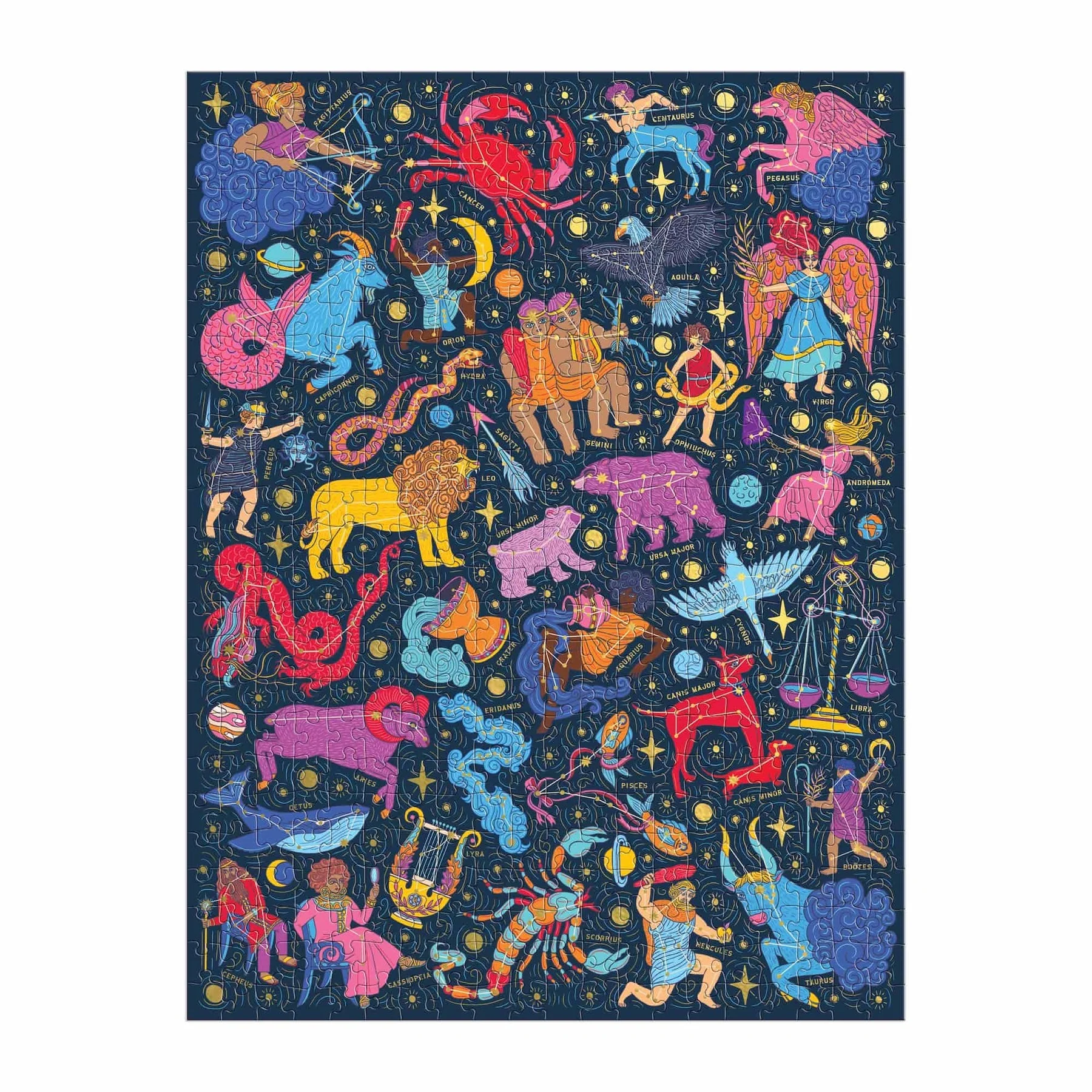Galison Puzzles: Book Puzzle - 500 Pieces - Constellations 101 - Image 5