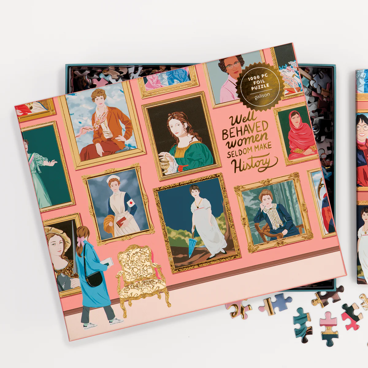 Galison Puzzles: Foil Puzzle - 1000 Pieces - Herstory Museum - Image 4