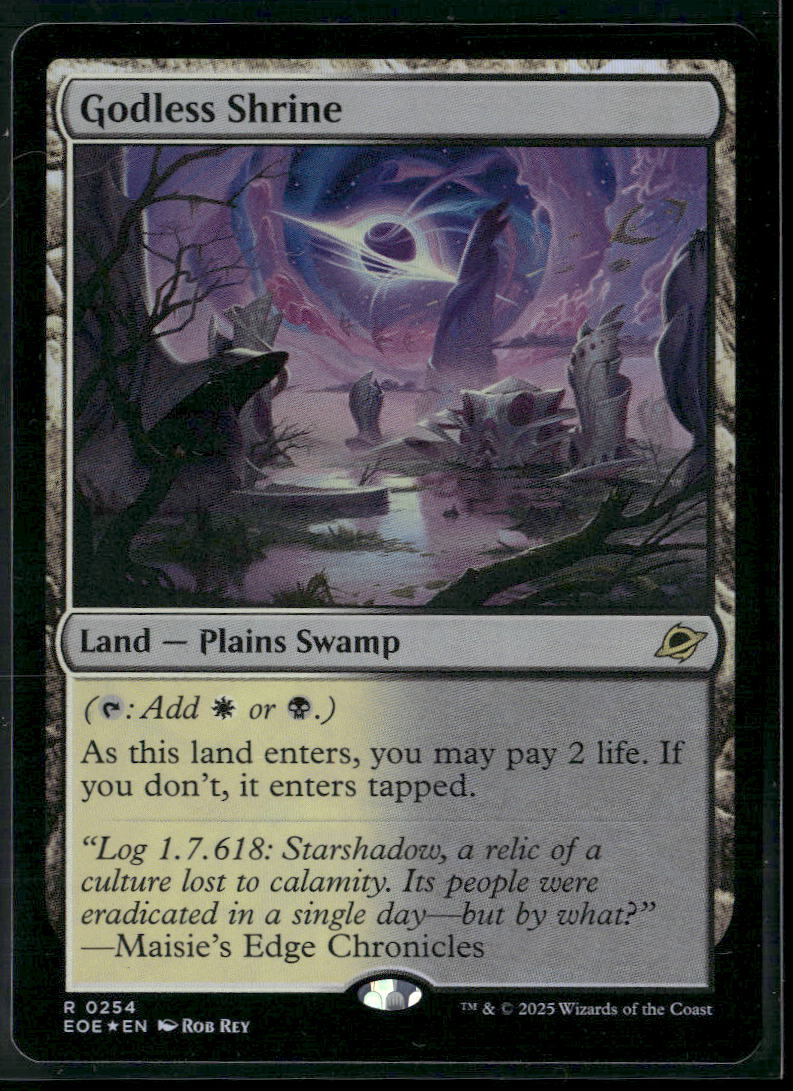 Godless Shrine #EOE-254 Foil Rare - Edge of Eternities TCG