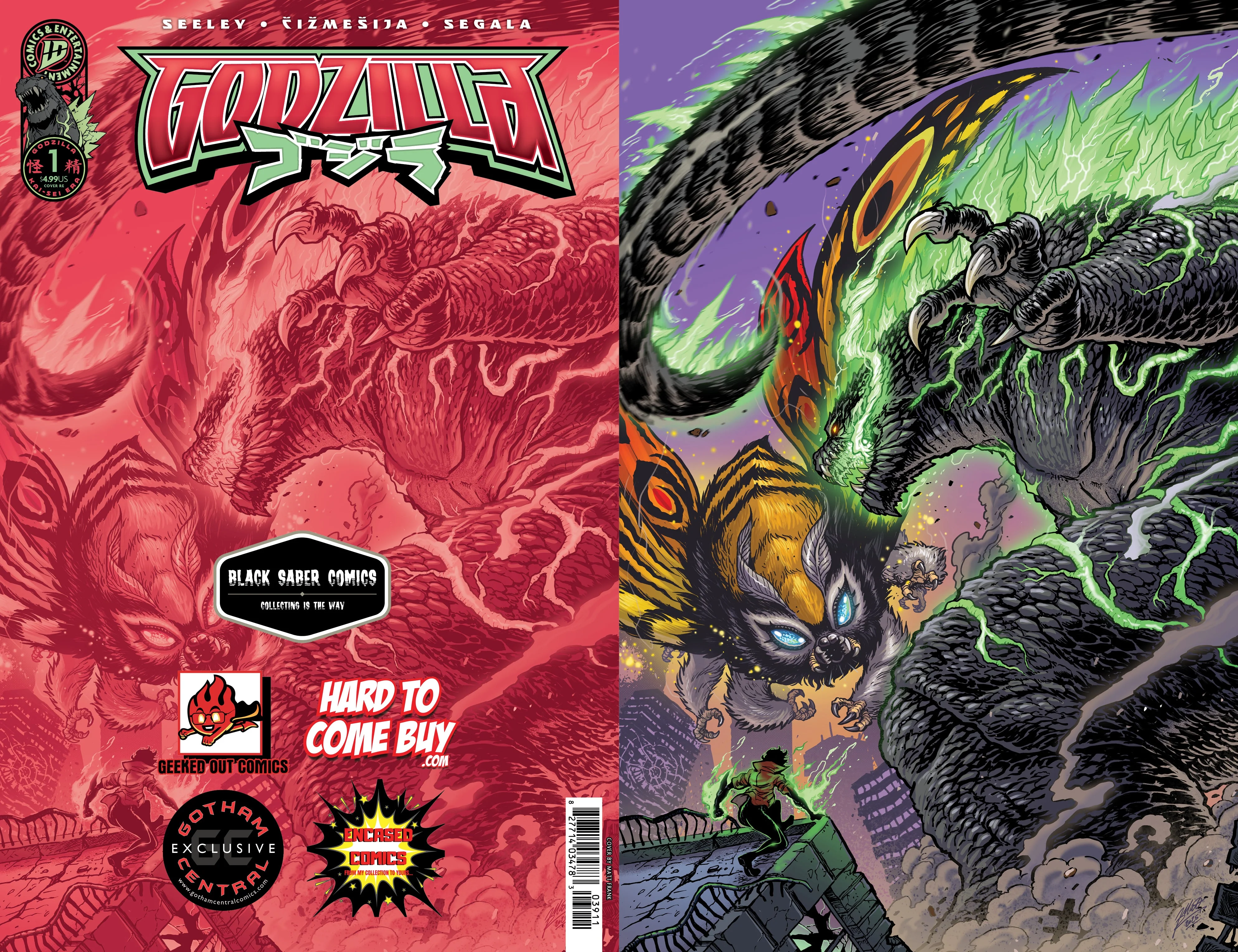 Godzilla Kai-Sei Era #1 - Cover by Matt Frank Black Saber Comics Exclusive - Image 2