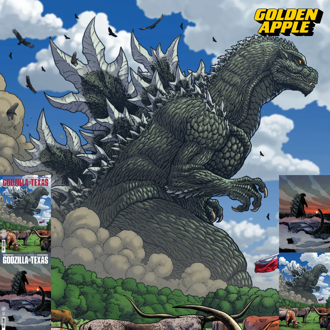 Godzilla Vs America Texas A1 Cover Set Of 4 1:25 1:50 (05/13/2026) Idw