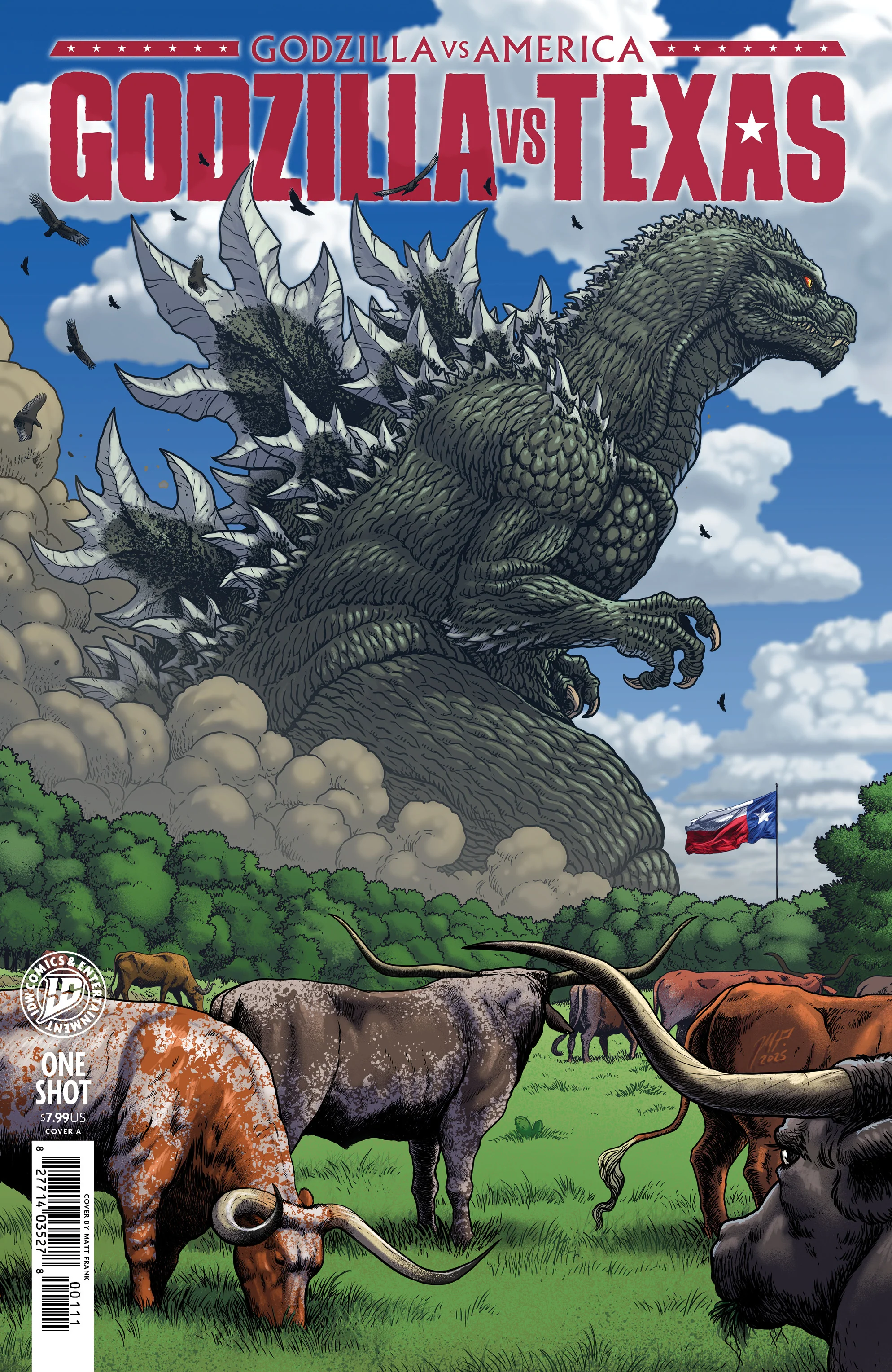 Godzilla Vs America Texas A1 Cover Set Of 4 1:25 1:50 (05/13/2026) Idw - Image 2