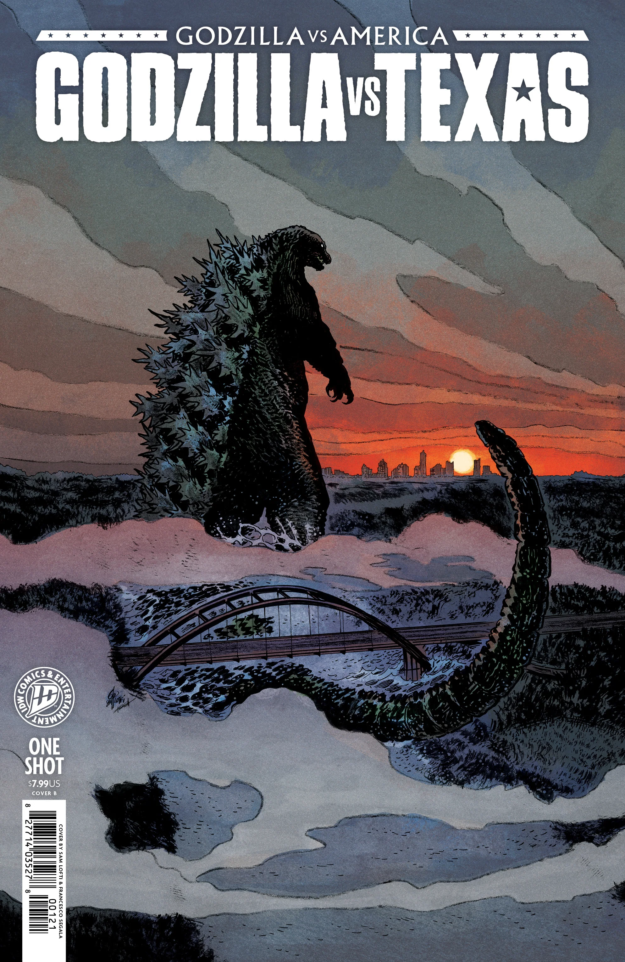 Godzilla Vs America Texas A1 Cover Set Of 4 1:25 1:50 (05/13/2026) Idw - Image 3