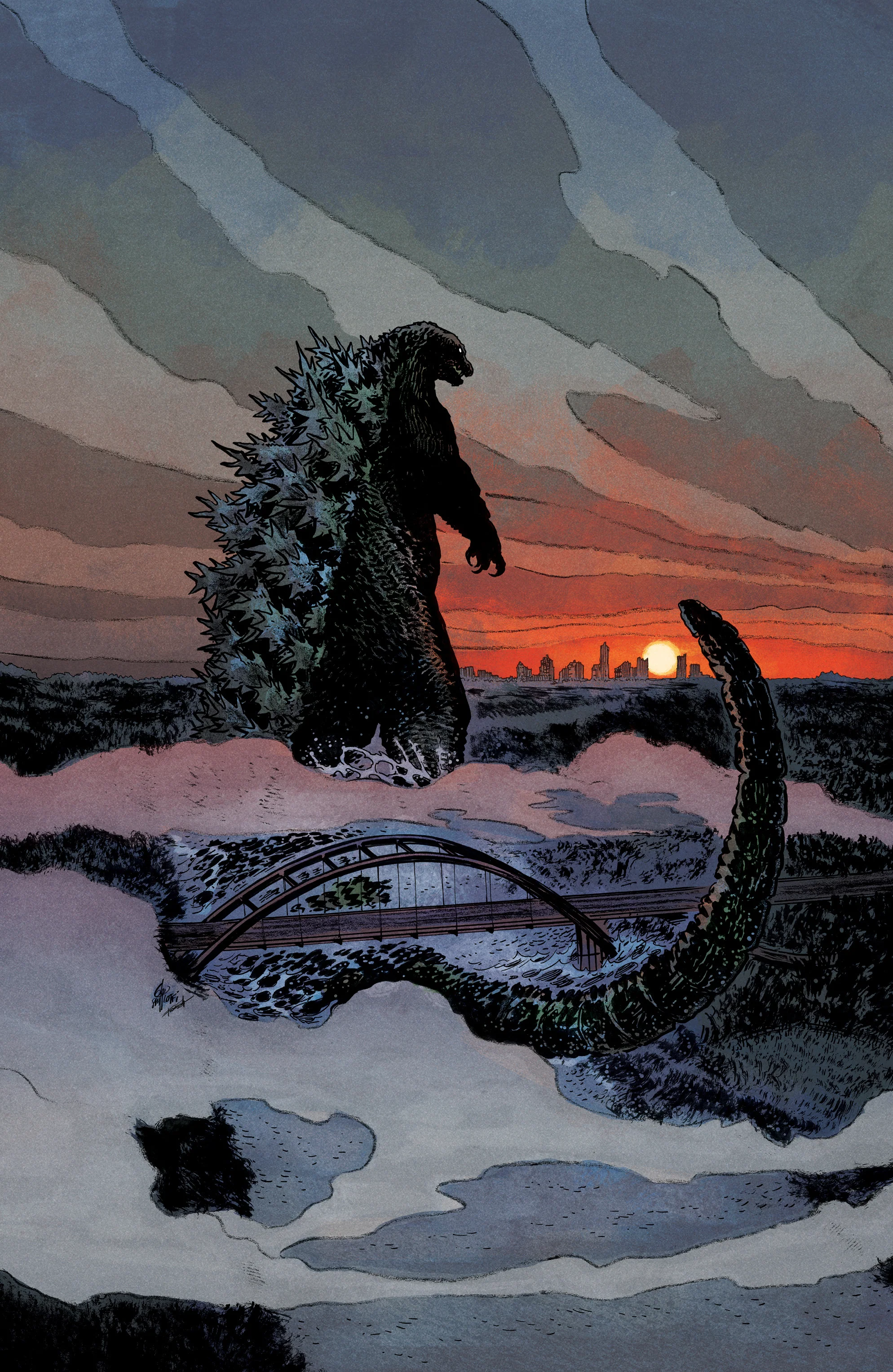 Godzilla Vs America Texas A1 Cover Set Of 4 1:25 1:50 (05/13/2026) Idw - Image 4