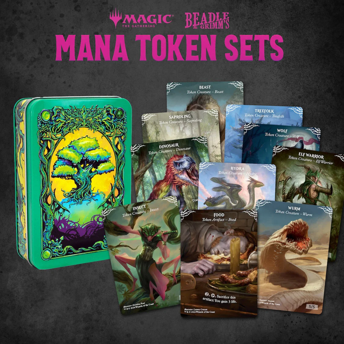Green Mana Token Set (MTG) - Image 2