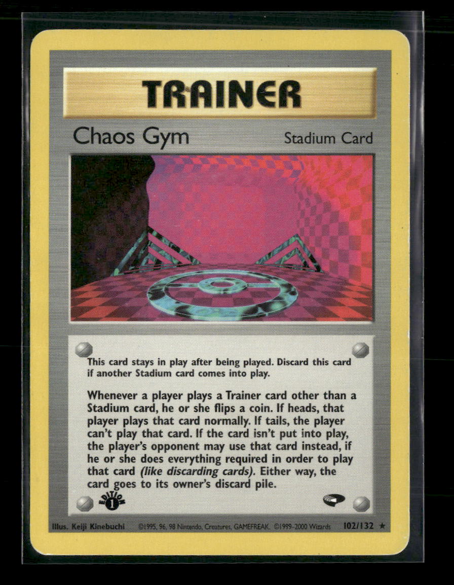 Gym Challenge Chaos Gym 1st Edition #102/132