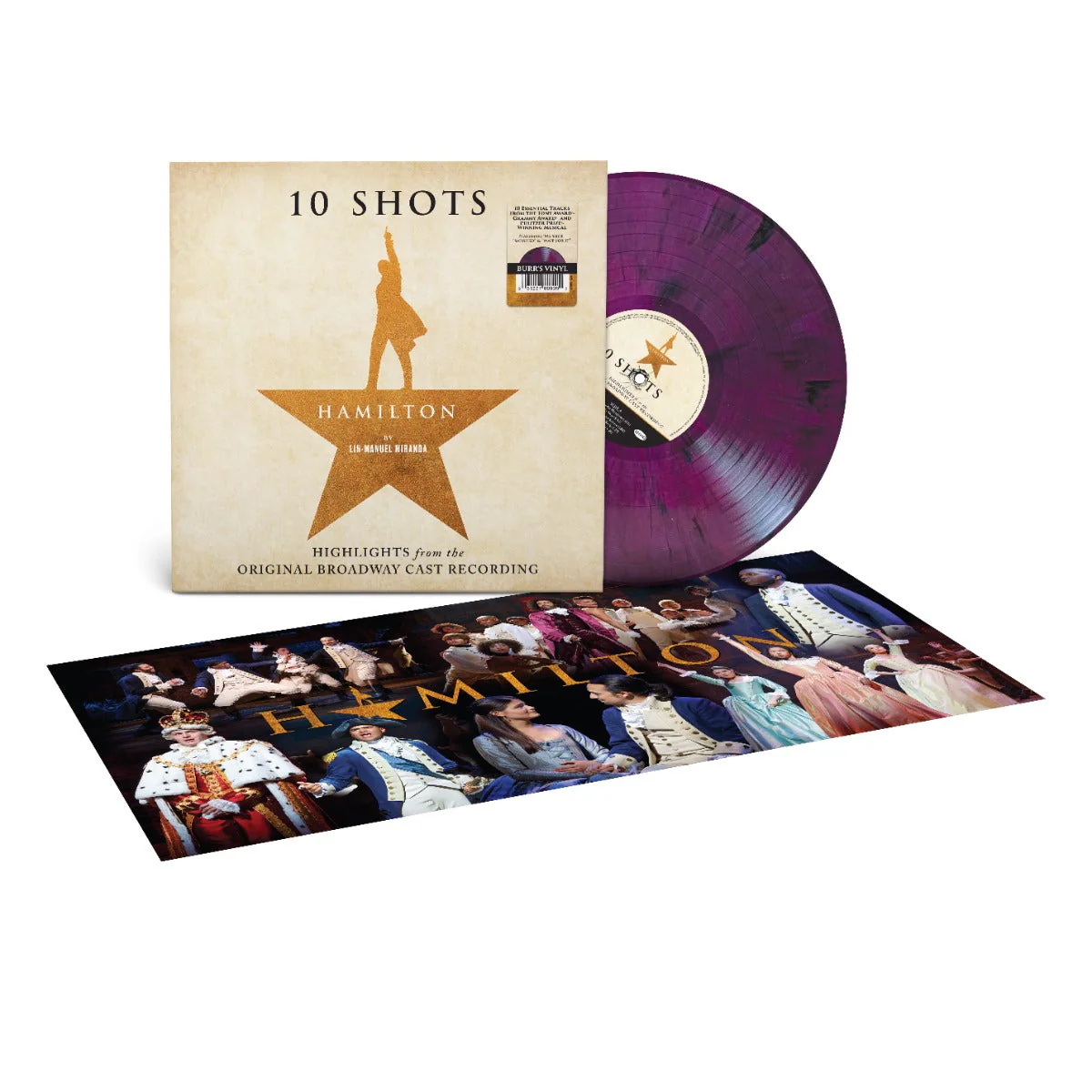 Hamilton: 10 Shots (Highlights From The Original Broadway Cast Recording) (Vinyl) - Image 2