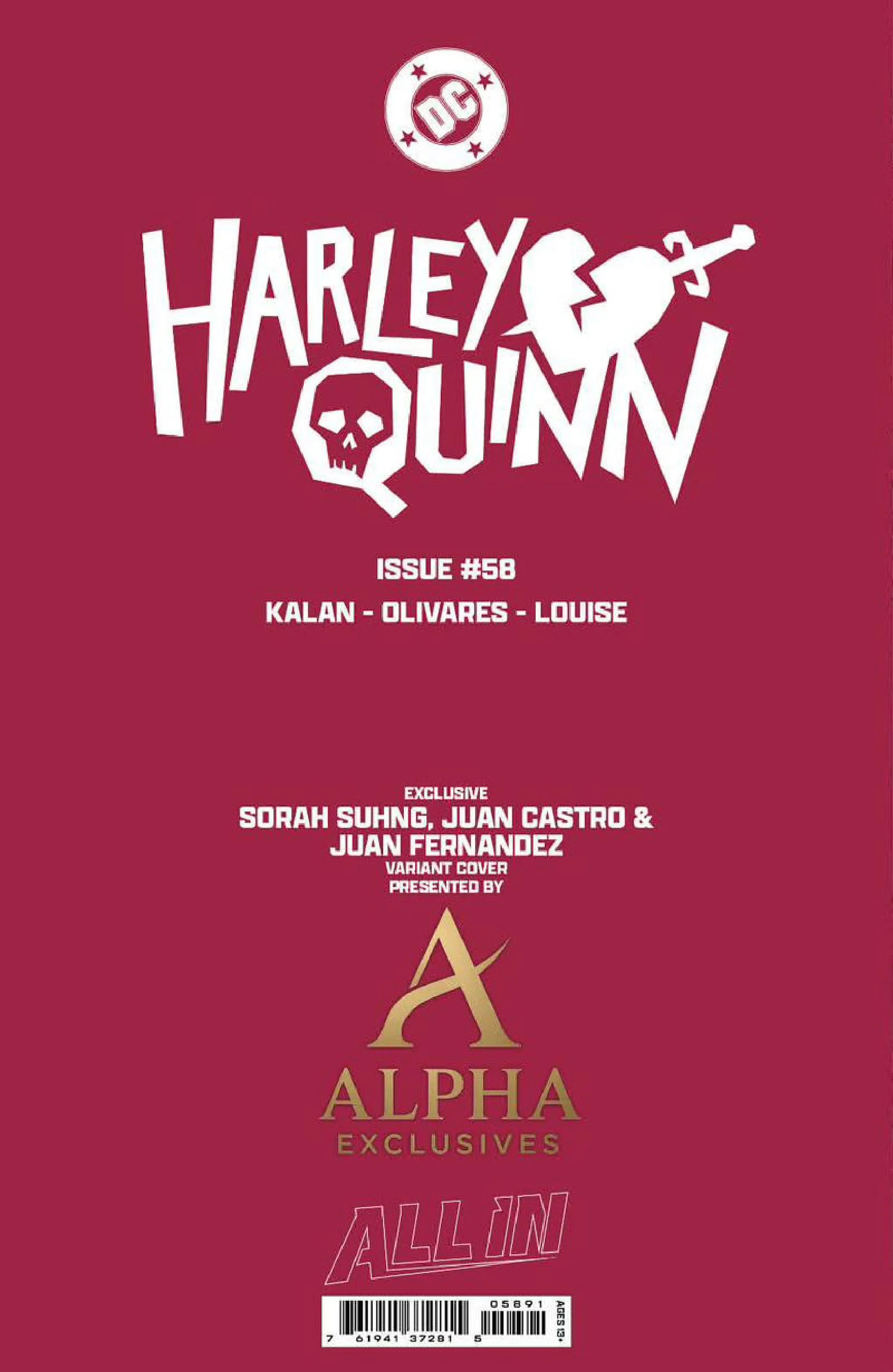 Harley Quinn #58 Sorah Suhng Exclusive Virgin Var (01/28/2026) - Image 2