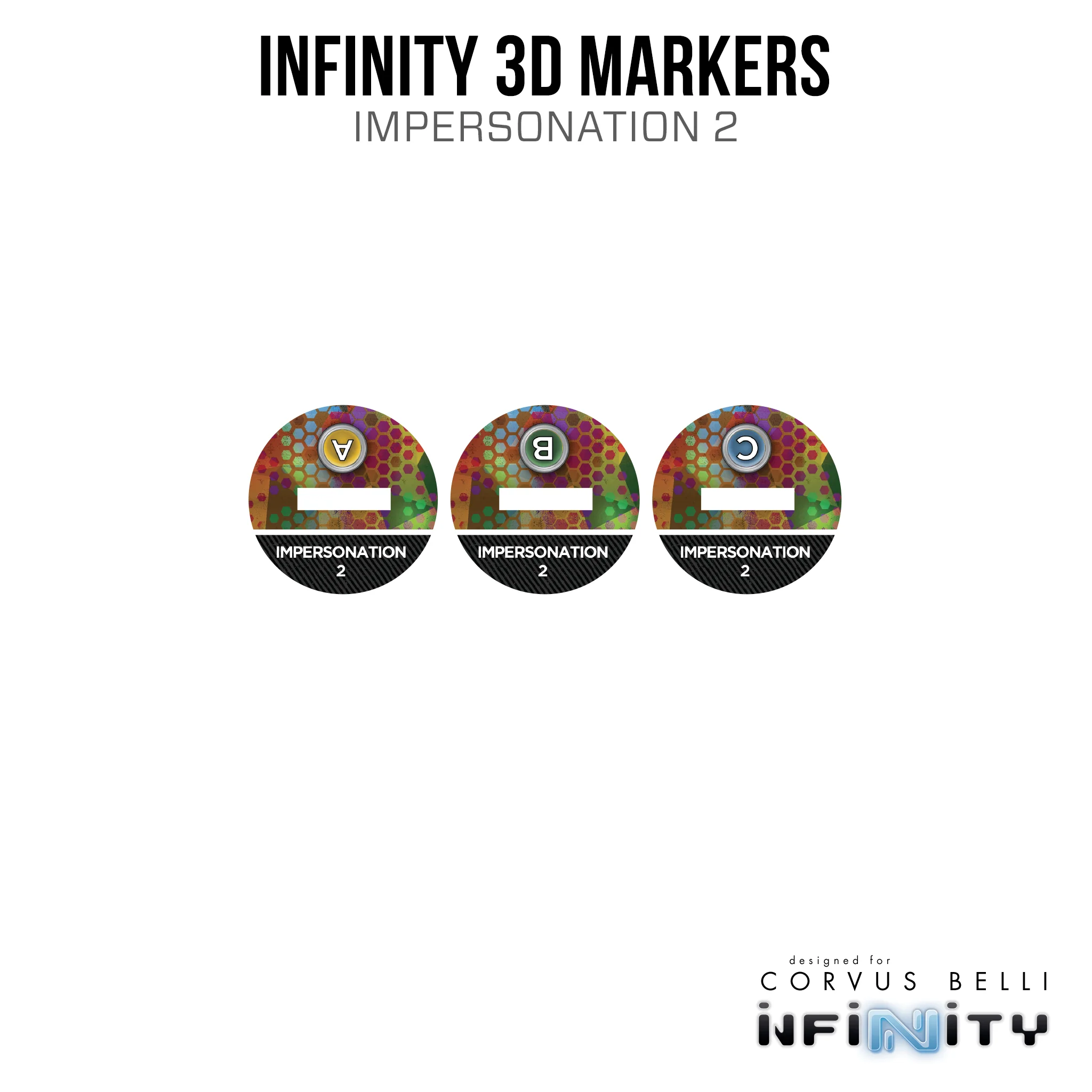 Infinity 3D Markers: Greif Operators (Tohaa) (25mm Impersonation-2) - Image 2