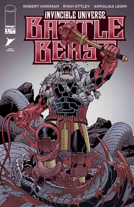 Invincible Universe Battle Beast #2 3rd Print Gabriel Rodriguez Variant (03/18/2026) Image