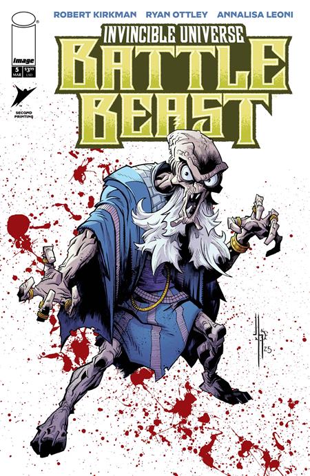 Invincible Universe Battle Beast #5 2nd Print Ryan Ottley Variant (03/18/2026) Image