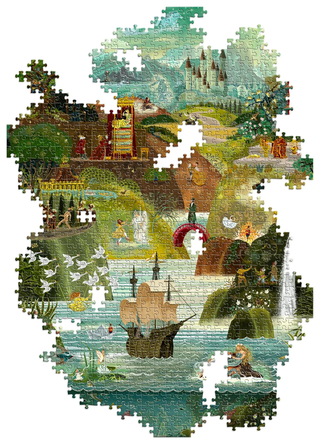 Laurence King Puzzles: Jigsaw Puzzle - 1000 Pieces - The World of - Hans Christian Andersen's Fairy Tales - Image 2