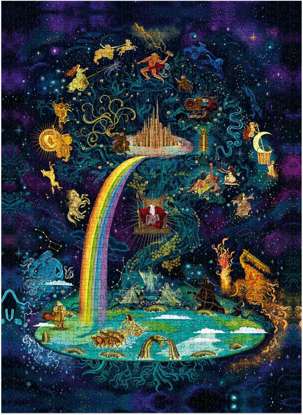 Laurence King Puzzles: Jigsaw Puzzle - 1000 Pieces - The World of - Norse Mythology - Image 3