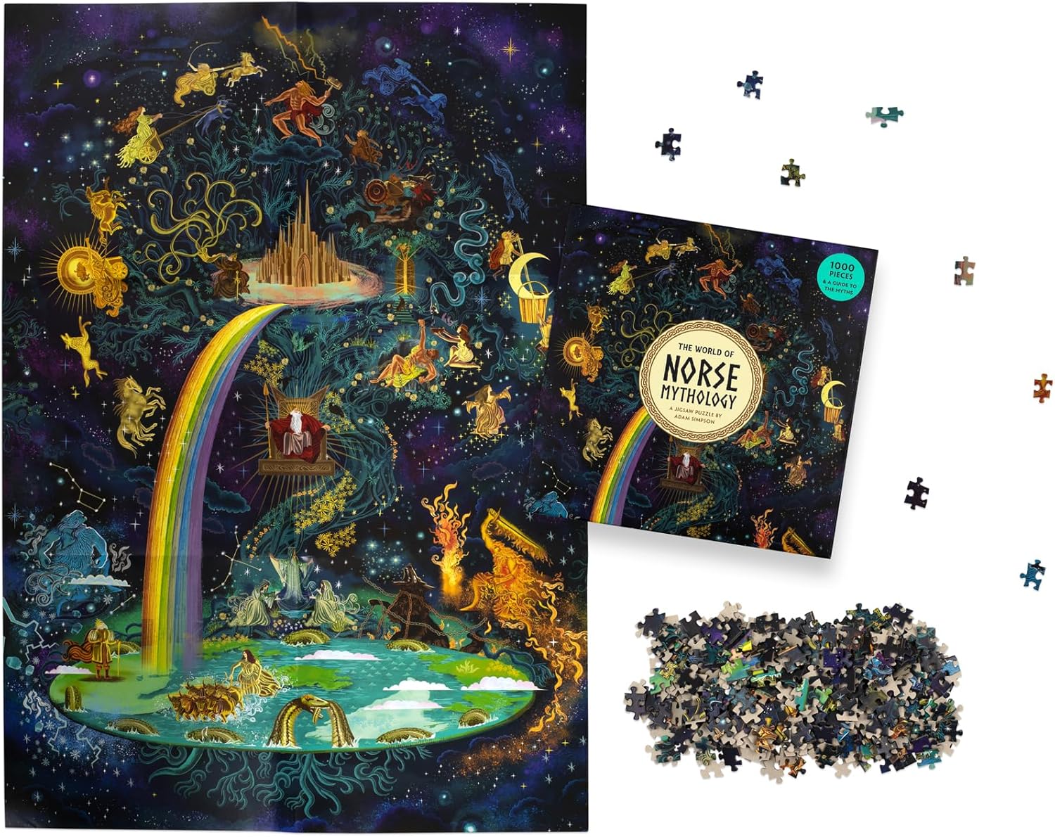Laurence King Puzzles: Jigsaw Puzzle - 1000 Pieces - The World of - Norse Mythology - Image 4