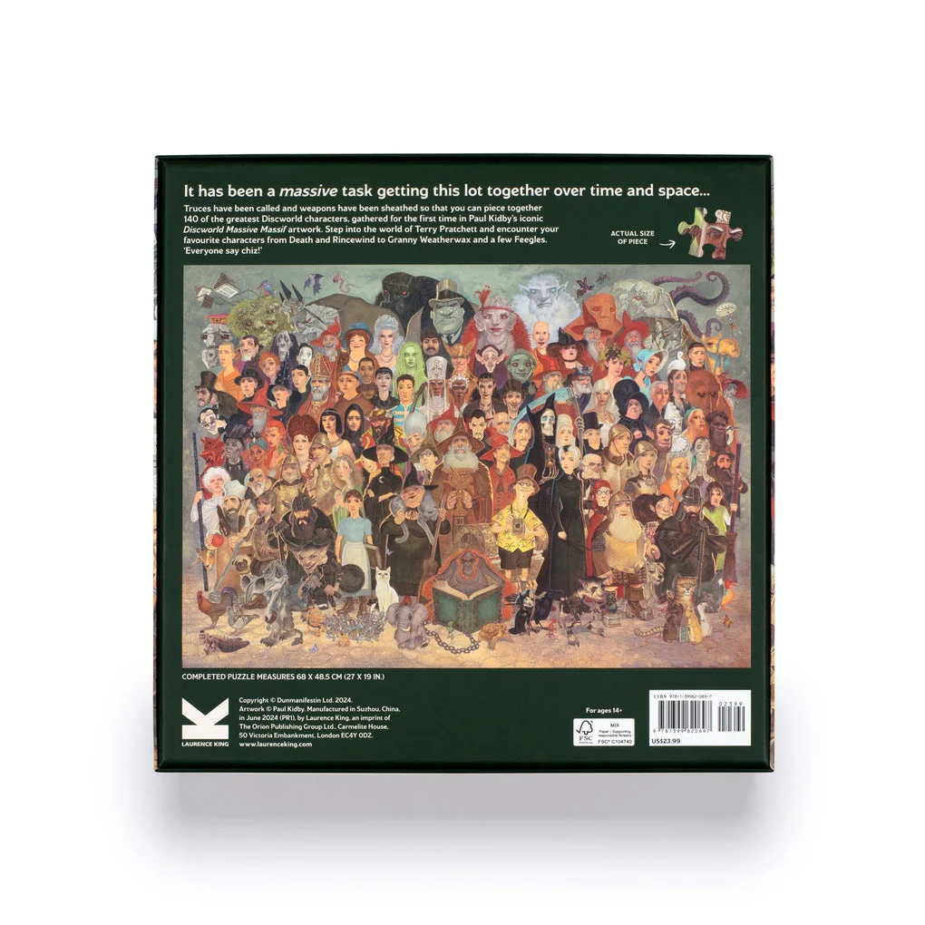 Laurence King Puzzles: Jigsaw Puzzle - 1000 Pieces - The World of - Terry Pratchett - Image 2