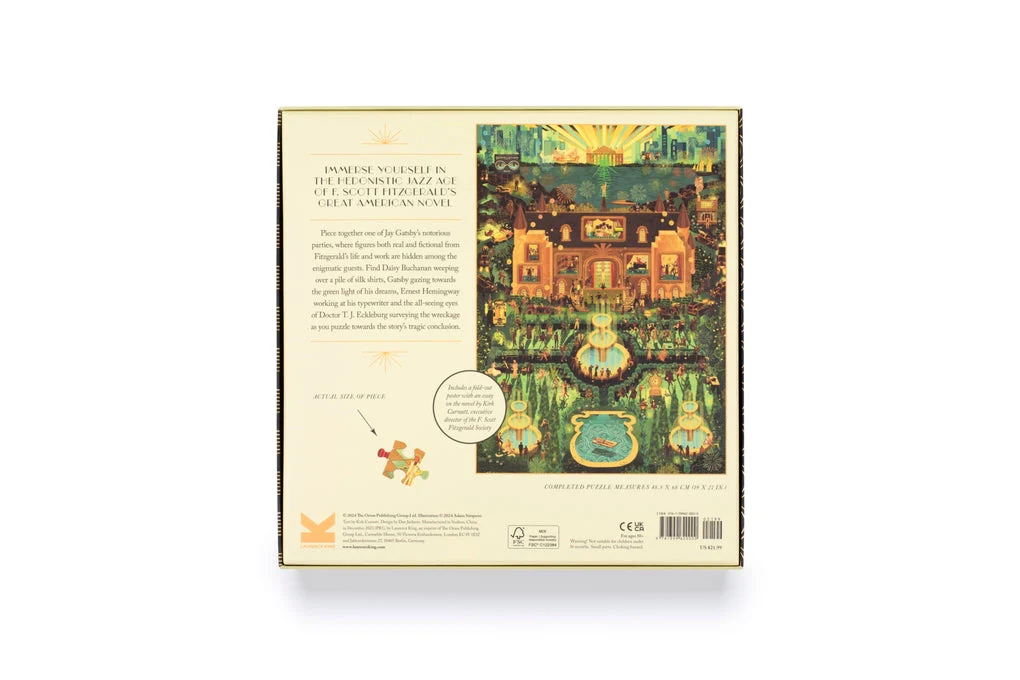 Laurence King Puzzles: Jigsaw Puzzle - 1000 Pieces - The World of - The Great Gatsby - Image 3