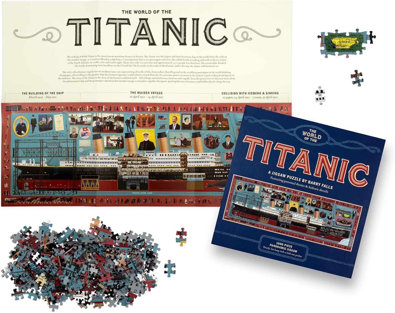 Laurence King Puzzles: Jigsaw Puzzle - 1000 Pieces - The World of - The Titanic - Image 3