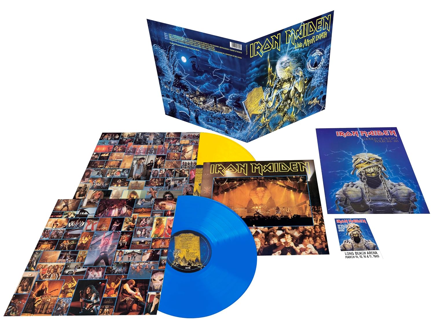 Live After Death: 40th Anniversary Edition (Limited Collector's Edition, Blue & Yellow Colored Vinyl) (2 Lp's) [Vinyl] - Image 3