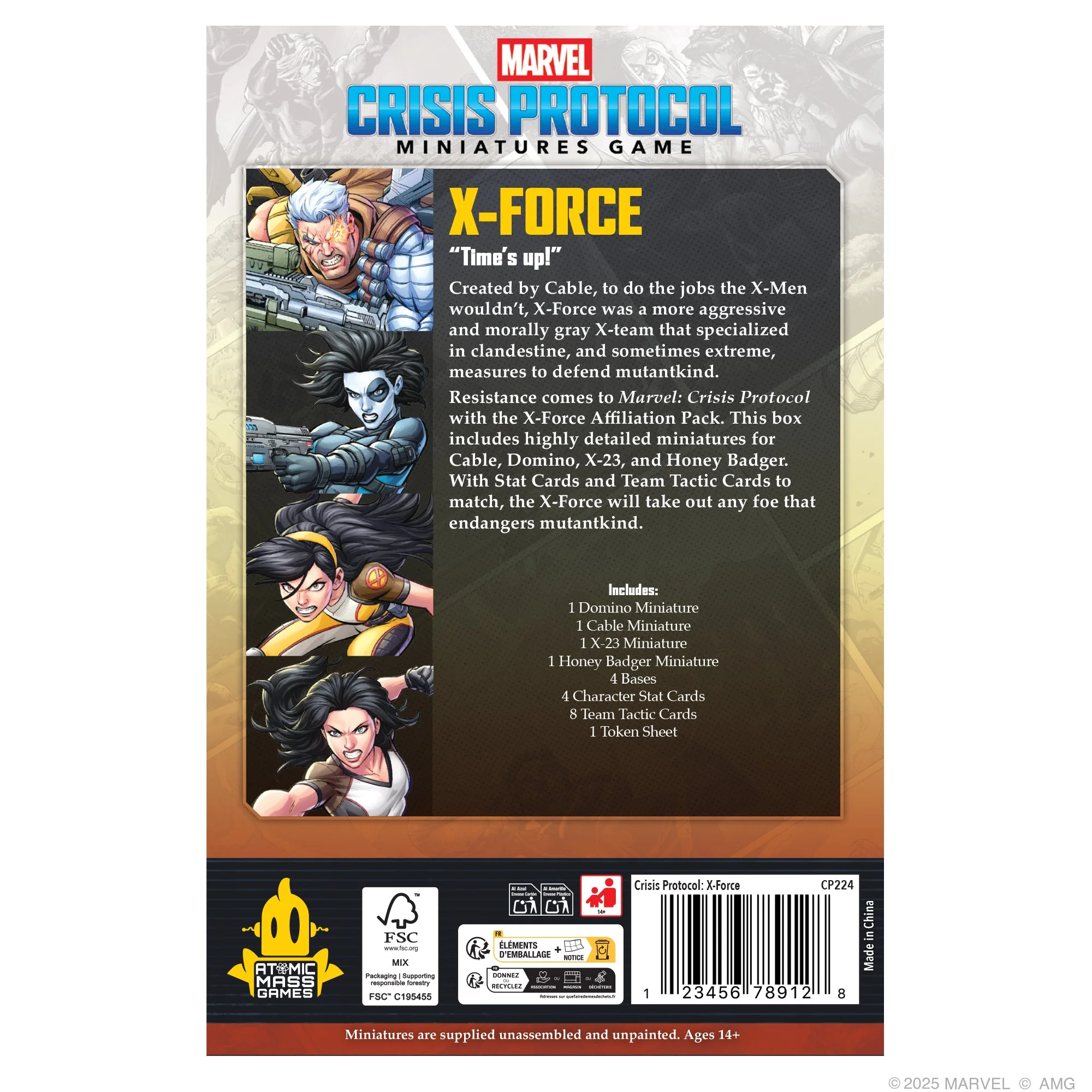 Marvel Crisis Protocol: X-Force Affiliation Pack - Image 2