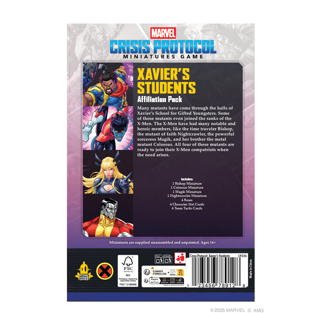 Marvel Crisis Protocol: Xavier’s Students Affiliation Pack - Image 2