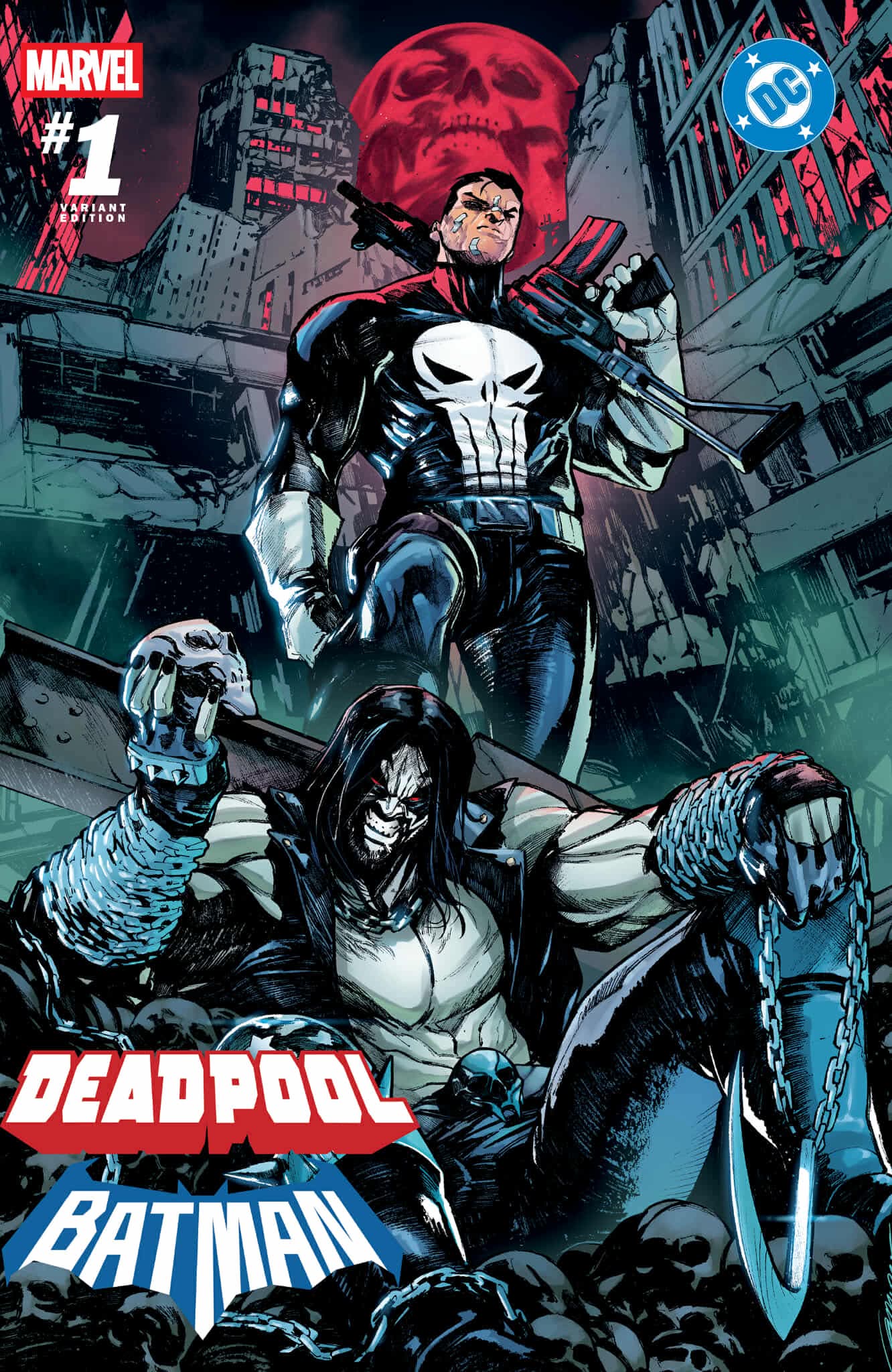 MARVEL/DC: DEADPOOL/BATMAN #1 Alessandro Cappuccio EXCLUSIVE - Image 2