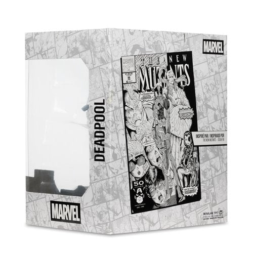 Marvel Deadpool The New Mutants #98 Line Art 1:10 Scale Posed Figure with Scene - Gold Label Exclusive - Image 10