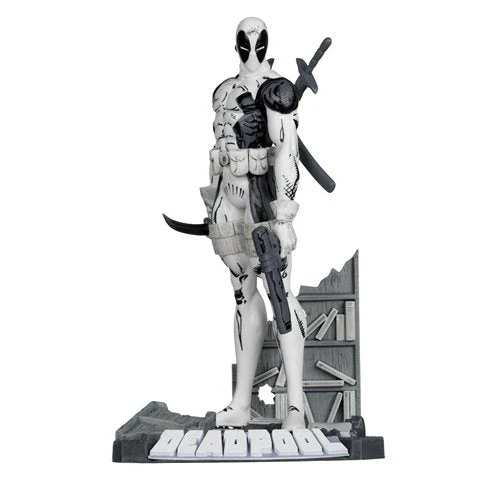 Marvel Deadpool The New Mutants #98 Line Art 1:10 Scale Posed Figure with Scene - Gold Label Exclusive - Image 5