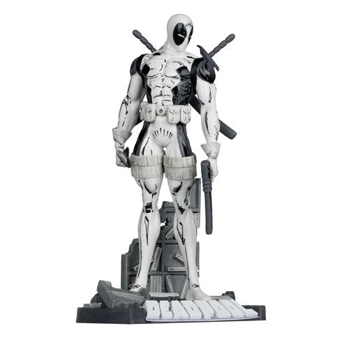 Marvel Deadpool The New Mutants #98 Line Art 1:10 Scale Posed Figure with Scene - Gold Label Exclusive - Image 8