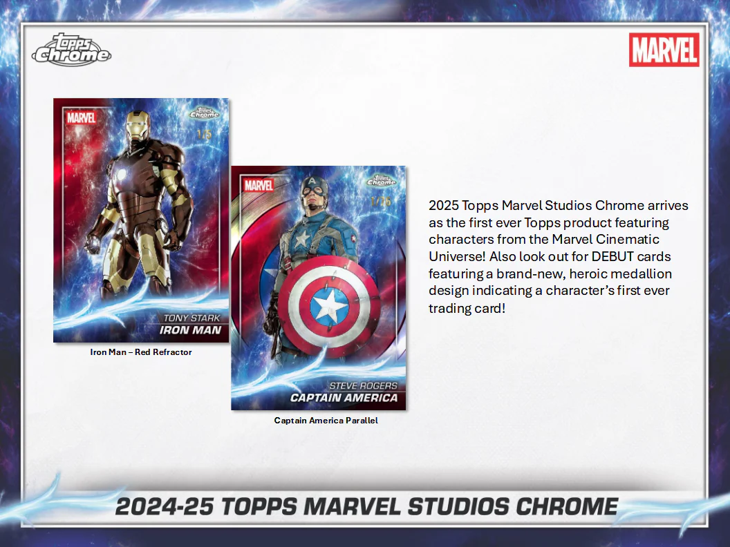 Marvel Studios Trading Cards Topps Chrome 2025 Value Box Of 7 Packs (12/24/2025) - Image 7
