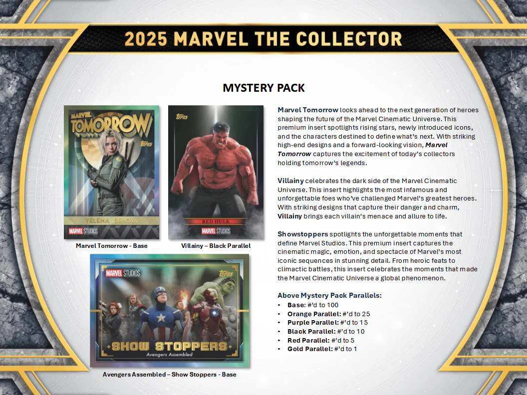Marvel Trading Cards Topps The Collector Hobby Box (02/04/2026) - Image 6