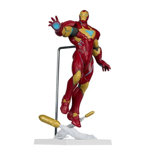 McFarlane Toys Marvel Rivals Iron Man 1:6 Scale Posed Figure with Scene and Comic - Image 10