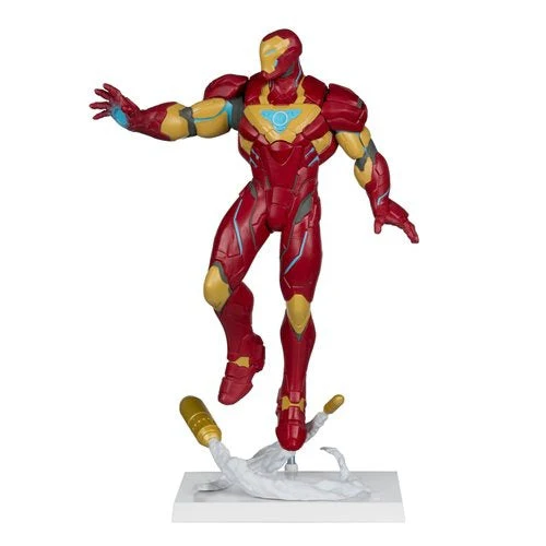McFarlane Toys Marvel Rivals Iron Man 1:6 Scale Posed Figure with Scene and Comic - Image 9