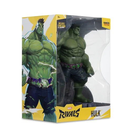 McFarlane Toys Marvel Rivals The Hulk 1:6 Scale Posed Figure with Scene and Comic - Image 6