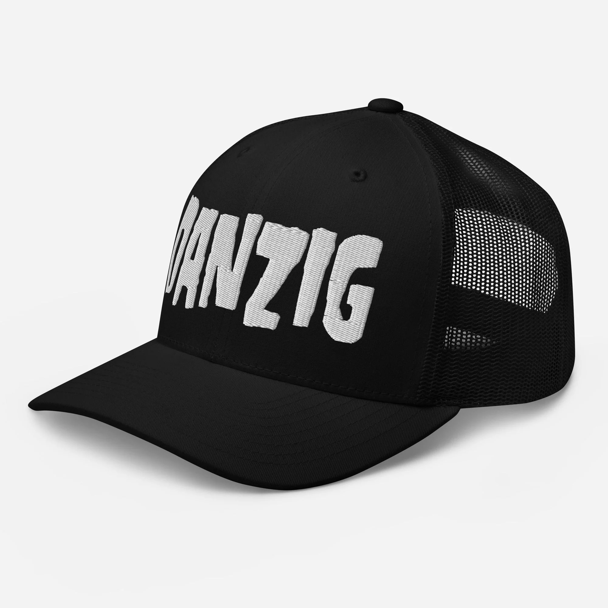 Danzig Classic Logo Embroidered Trucker Hat [Apparel] - Image 4