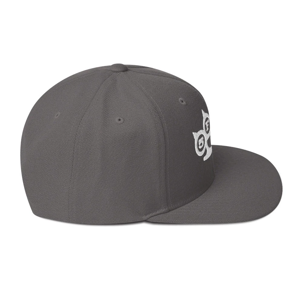 Five Finger Death Punch Grey Knuckles Embroidered Snapback Hat [Apparel] - Image 4