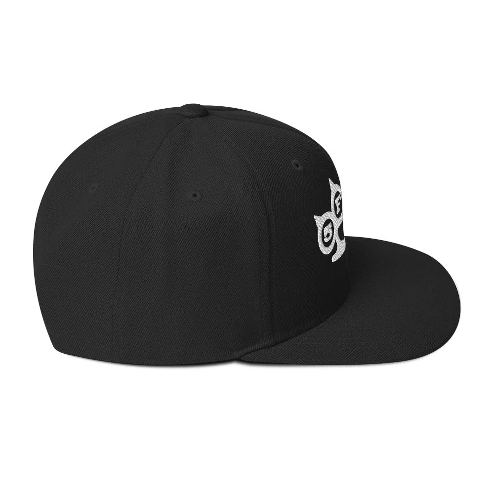 Five Finger Death Punch White Knuckles Embroidered Snapback Hat [Apparel] - Image 4