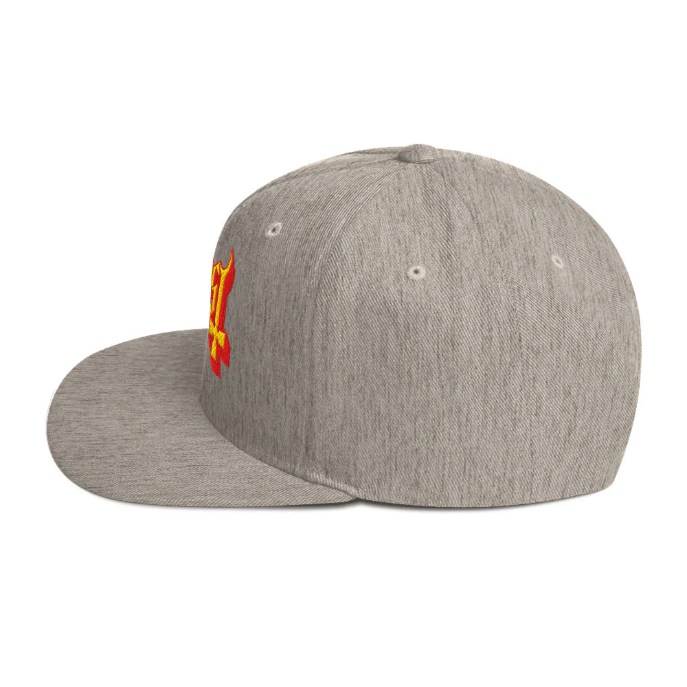 Ghost Logo Embroidered Snapback Hat [Hat] - Image 3