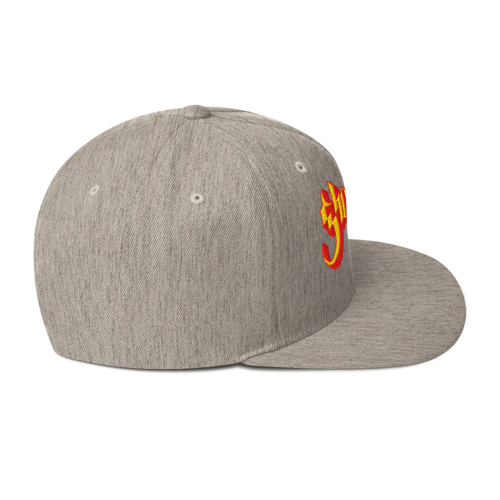 Ghost Logo Embroidered Snapback Hat [Hat] - Image 4